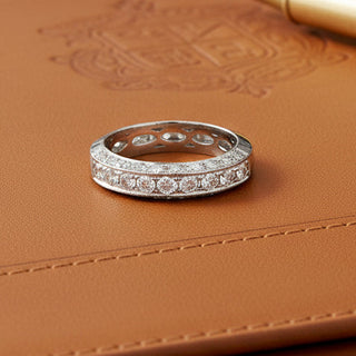 Estate Designer Multi Profile 1.6ctw. 18K White Gold Ring