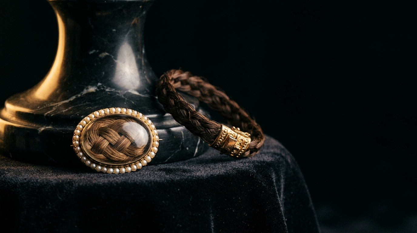 Victorian Hair Jewelry: Love, Loss, and the Art of Hairwork