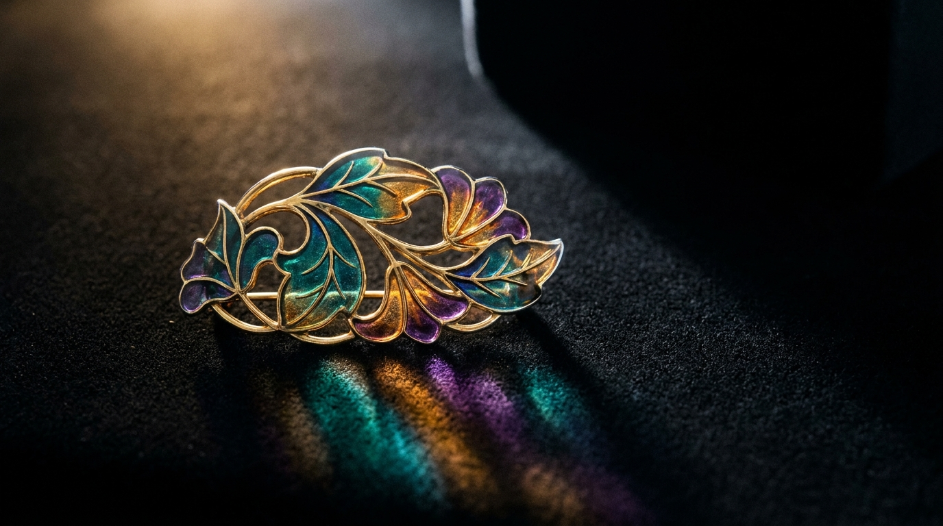 Plique-à-Jour Enamel: The Art Nouveau Technique That Turns Jewelry Into Stained Glass