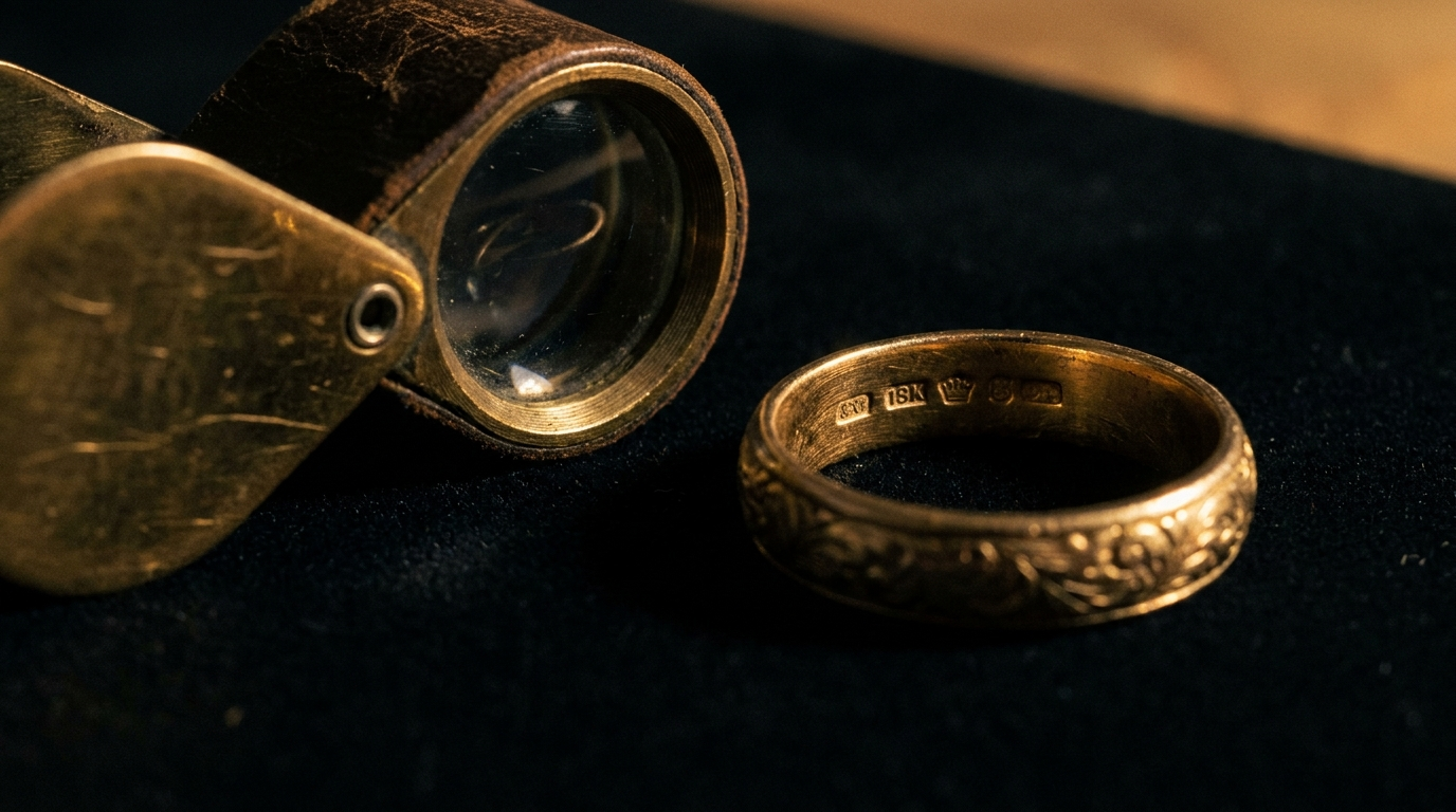 How to Read Jewelry Hallmarks: A Collector's Guide to Maker's Marks, Assay Offices, and Gold Fineness Stamps